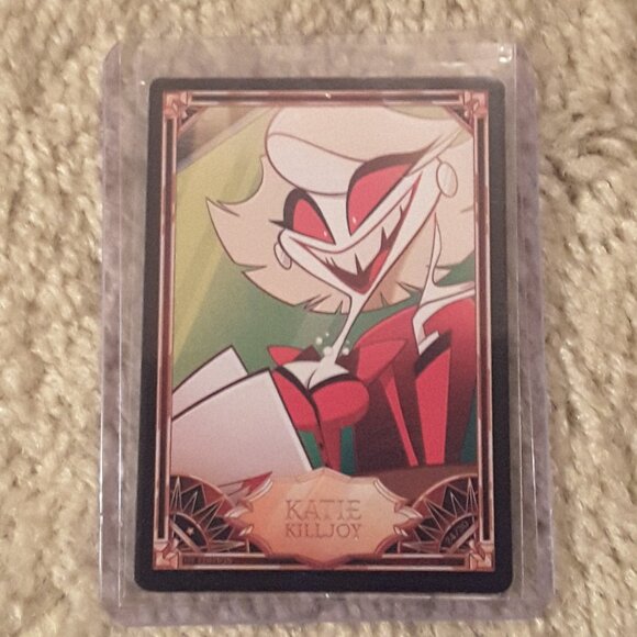 Hazbin Hotel Trading Card Lot of 2 Katie Killjoy 24/50 and Tom Trench 43/50 - Picture 4 of 4